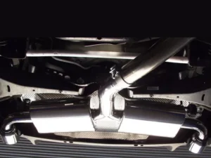 B&B Exhaust Catback Stealth Exhaust System w/3.5-Inch Single Round Tips Volkswagen Jetta GLI 2011-2016