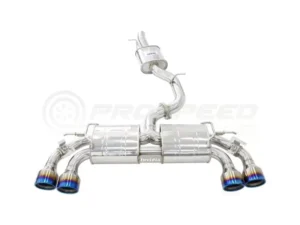 Invidia 76mm R400 Valved Catback Exhaust Rolled TI Tips Volkswagen Golf R MK8 2022+