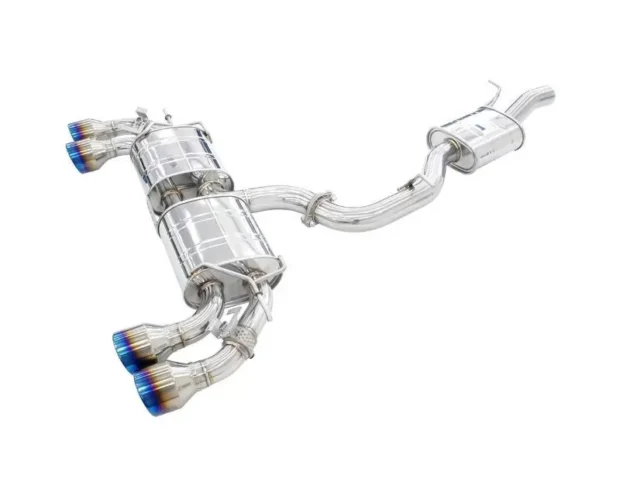 Invidia 76mm R400 Valved Catback Exhaust Rolled TI Tips Volkswagen Golf R MK8 2022+