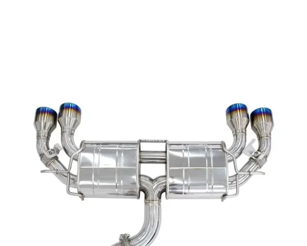 Invidia 76mm R400 Valved Catback Exhaust Rolled TI Tips Volkswagen Golf R MK8 2022+