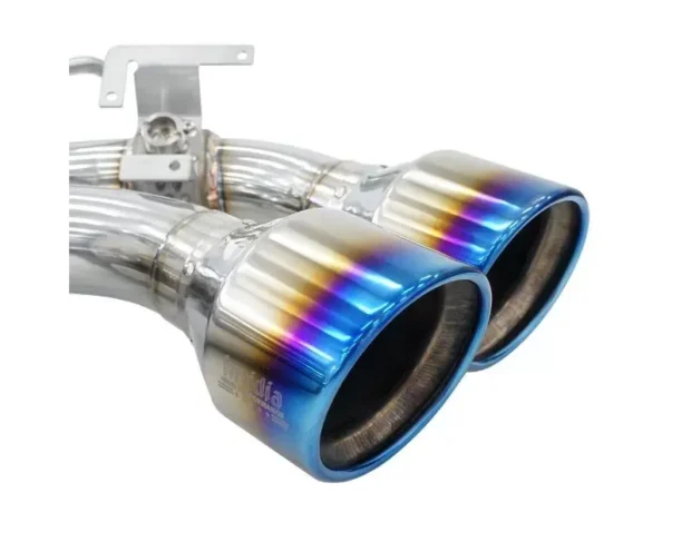 Invidia 76mm R400 Valved Catback Exhaust Rolled TI Tips Volkswagen Golf R MK8 2022+