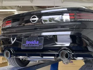Invidia Single Layer Black Tip Non-Polished Pipe Catback Nissan Z Gemini 2023-2024