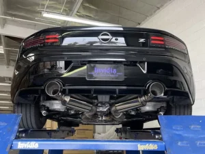 Invidia Single Layer Black Tip Non-Polished Pipe Catback Nissan Z Gemini 2023-2024