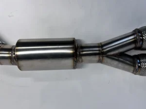 Tubi Style Y-Pipe W/Silencer Nissan GTR 2016-2021 CLEARANCE