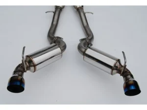 Invidia Dual N1 Titanium Tip Non-Polished Pipe Catback Nissan Z 2023-2024
