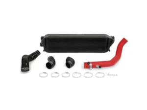 Mishimoto Black Performance Intercooler Kit w/ Red Pipes Honda Civic Type R 2016-2021