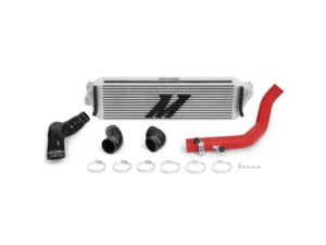 Mishimoto Silver Performance Intercooler Kit w/ Red Piping Honda Civic Type R 2016-2021
