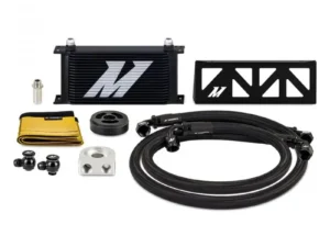 Mishimoto Oil Cooler, Fits Subaru BRZ/Toyota GR86 2022+, Non-Thermostatic, Black Cooler