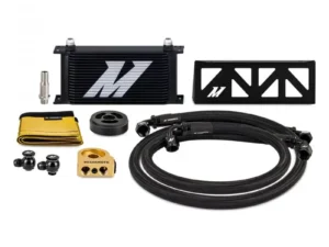Mishimoto Oil Cooler, Fits Subaru BRZ/Toyota GR86 2022+, Thermostatic, Black Cooler