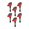 MSD Ignition Coil - Blaster Series - Fits Nissan/Infiniti 3.7L - Red - 6-Pack