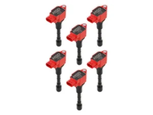 MSD Ignition Coil - Blaster Series - Fits Nissan/Infiniti 3.7L - Red - 6-Pack