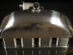 JM Fabrications W/ 75MM Bore Oem Map Sensor Mount 1/8 Inch Npt Direct Port Methanol Bungs V1 Billet Intake Manifold Stock TB Flange Mazda Speed 3/6