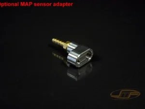 JM Fabrications W/ 75MM Bore Oem Map Sensor Mount 1/8 Inch Npt Direct Port Methanol Bungs V1 Billet Intake Manifold Stock TB Flange Mazda Speed 3/6