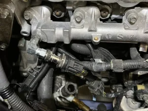 JM Fabrications Oem Map Sensor Mount 1/8 Inch Npt Direct Port Methanol Bungs On Bottom V2 Billet Intake Manifold With Port Injection Stock TB Flange Mazda Speed 3/6
