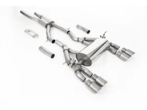 Milltek GPF/OPF Back Race Exhaust System w/ Brushed Titanium GT-90 Tips BMW 3-Series F80 | 4-Series F82/83 2019+