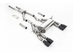 Milltek GPF/OPF Back Road Exhaust System w/ Ceratoke Black GT-90 Tips BMW 3-Series F80 | 4-Series F82/83 2019+