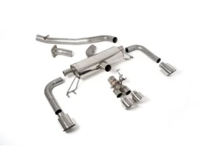 Milltek 3 Inch Non-Resonated Secondary Catback Exhaust System w/ Polished GT Tips Toyota Corolla GR 2023+