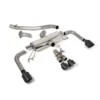 Milltek 3 Inch Non-Resonated Secondary Catback Exhaust System w/ Ceratoke Black GT Tips Toyota Corolla GR 2023+
