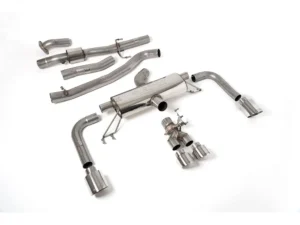 Milltek 3 Inch Non-Resonated Primary Catback Exhaust System w/ Polished GT Tips Toyota Corolla GR 2023+