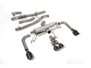 Milltek 3 Inch Non-Resonated Primary Catback Exhaust System w/ Ceratoke Black GT Tips Toyota Corolla GR 2023+