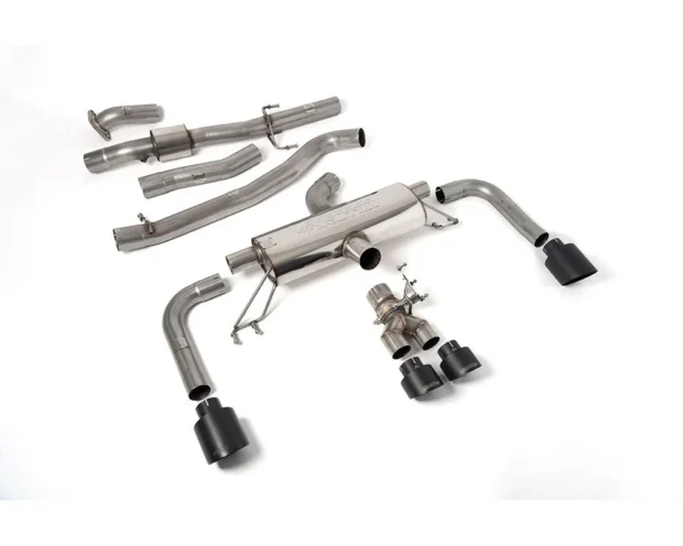Milltek 3 Inch Non-Resonated Primary Catback Exhaust System w/ Ceratoke Black GT Tips Toyota Corolla GR 2023+