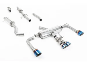 Milltek 3 Inch Resonated Primary Catback Exhaust System w/ Burnt Titanium GT Tips Toyota Corolla GR 2023+