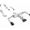 Milltek 3 Inch Resonated Primary Catback Exhaust System w/ Ceratoke Black GT Tips Toyota Corolla GR 2023+
