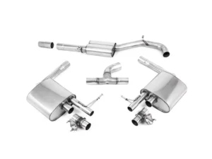 Milltek 76mm Resonated Valved Catback Exhaust System Volkswagen Arteon 2.0TSI 2017-2023