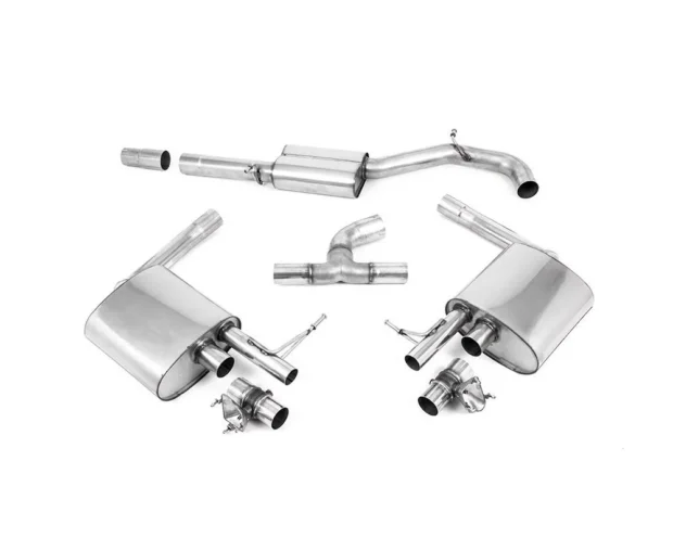 Milltek 76mm Resonated Valved Catback Exhaust System Volkswagen Arteon 2.0TSI 2017-2023