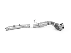 Milltek Large Bore Downpipe w/ Hi-Flow Sports Catalyst (For OE OPF-Back) 3.7 Inch ID Seat | Skoda | Volkswagen 2020+