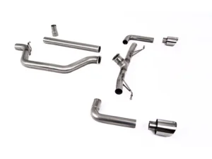 Milltek Race System 80mm OPF/GPF Back System w/ Polished GT-115 Trims Volkswagen Golf MK8 GTI