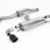 Milltek Cat-Back OPF/GPF Resonated GT-115 Cerakote Black Trims Toyota Yaris 1.6T 2020-2023