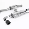 Milltek Cat-Back OPF/GPF Resonated Jet-115 Carbon Trims Toyota Yaris 1.6T 2020-2023