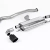 Milltek Cat-Back OPF/GPF Non-Resonated GT-115 Cerakote Black Trims Toyota Yaris 1.6T 2020-2023