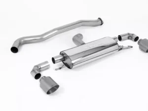 Milltek Cat-Back OPF/GPF Non-Resonated GT-115 Titanium Trims Toyota Yaris 1.6T 2020-2023