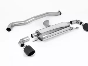 Milltek Cat-Back OPF/GPF Non-Resonated Jet-115 Carbon Trims Toyota Yaris 1.6T 2020-2023