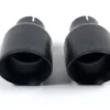 Milltek Cat-Back Non-Resonated GTD Dual Outlet Style Cerakote Black Trims Volkswagen Golf Mk7.5 | R-Line 2017-2021