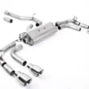 Milltek Particulate Filter-Back Non-Resonated GT-100 Polished Trims Volkswagen Tiguan R 320ps 2021-2023