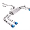 Milltek Particulate Filter-Back Non-Resonated GT-100 Burnt Titanium Trims Volkswagen Tiguan R 320ps 2021-2023