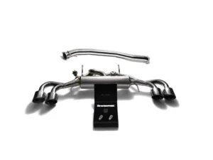 ARMYTRIX Valvetronic 90mm Exhaust System Nissan GT-R R35 2007-2021 - Chrome Silver