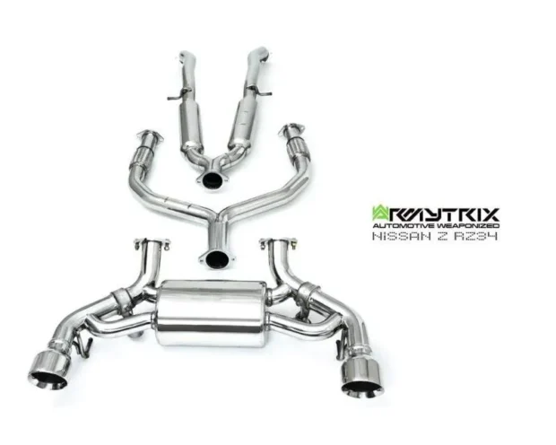 ARMYTRIX Stainless Steel Valvetronic Exhaust System Nissan Z 3.0L Twin-Turbo 2022+ - Matte Black
