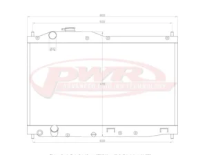 PWR 42mm Performance Radiator Honda S2000 AP2 2000-2008