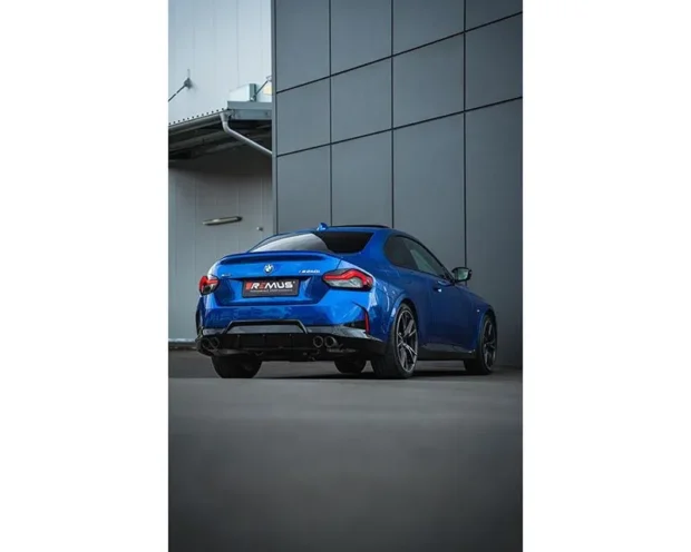 Remus L/R Quad Sport Exhaust Centered Axle-Back System BMW M240i Coupe