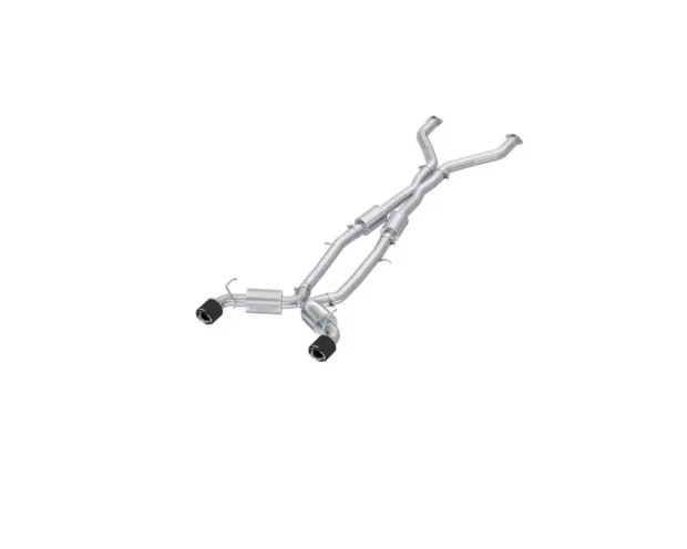 MBRP Armor Pro Stainless Steel 3 Inch Catback Dual Rear Exit w/ 5 Inch OD Carbon Fiber Tip Nissan Z 3.0L 2023-2024