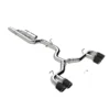 MBRP 3" Catback Quad Split Rear w/ Valve Delete Carbon Fiber Tips Volkswagen Golf R MK8 2022