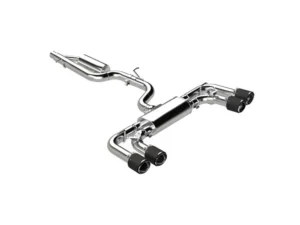 MBRP 3" T304 Stainless Steel Active Exhaust Catback 2.5" Quad Rear Exit w/ Carbon Fiber Tips Volkswagen Golf R MK8 2022