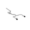 MBRP 3" T304 Stainless Steel Street Catback 2.5" Dual Split Rear w/ Carbon Fiber Tips Volkswagen Jetta GLI 2.0 TSI 2022+
