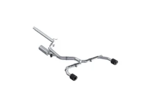 MBRP 3" T304 Stainless Steel Catback 2.5" Dual Split Rear w/ Carbon Fiber Tips Volkswagen Golf GTI MK8 2022-2023