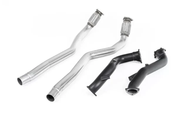 Milltek Large Bore Downpipe w/Race Pipes (For Milltek Cat-Back) Audi RS6 C7 4.0 TFSI Performance Edition 2013-2018
