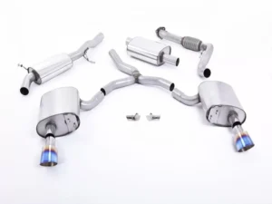 Milltek Resonated Catback Exhaust System Audi A4 2.0 TFSI B9 Quattro Saloon 2016-2022